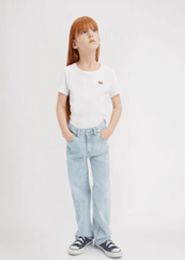 Levis Wide Leg Jeans Tonguetied (128 / 8 år)