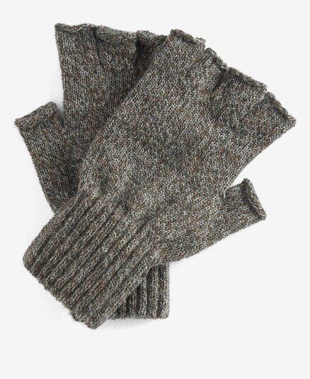 Barbour Fingerless Glove Olive Man S