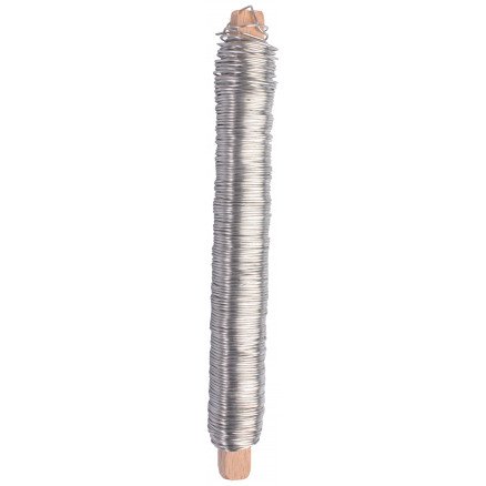 Diverse Ståltråd bindetråd sølv 0,65 mm 100g