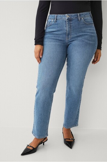 Ellos Plus Collection Jeans Straight Blå
