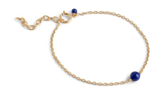 Enamel Copenhagen Balloon Bracelet Night Blue Forgylt Sølv Sterling 925 15 18 cm