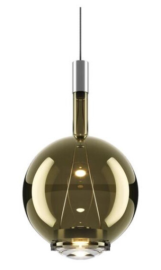 Lodes Sky-Fall Rund Taklampe Medium 2700K Golden Sage/Glass Lodes Sky-Fall Rund Taklampe Medium 2700K Golden Sage/Glass