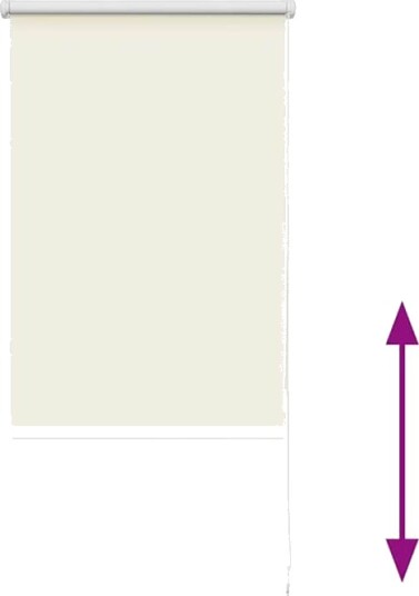 Rullegardin lystette 40x130 cm stoff bredde 35,7 cm polyester 8721158326980