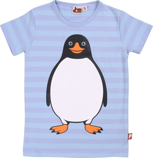 DYR T skjorte AnimalGrowl Syrin/Baby Blue Pingvin DYR 2 år (92) T skjorte Lilla