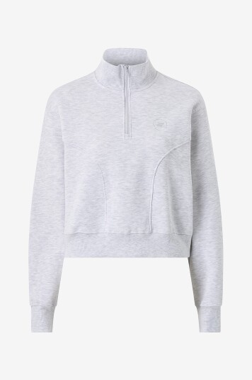 Röhnisch Collegegenser Base Sweat Half Zip Grå
