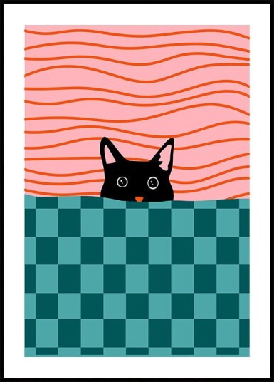 Peekaboo Moment Plakat Plakat / 40x50cm Peekaboo Moment Plakat Plakat / 40x50cm