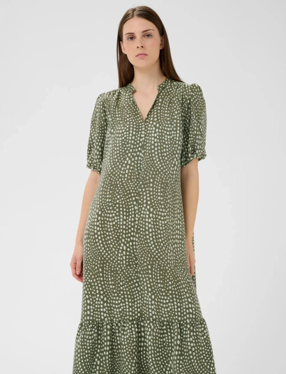 InWear Libertyiw Dress Khaki green 32 InWear Libertyiw Dress Khaki green 32