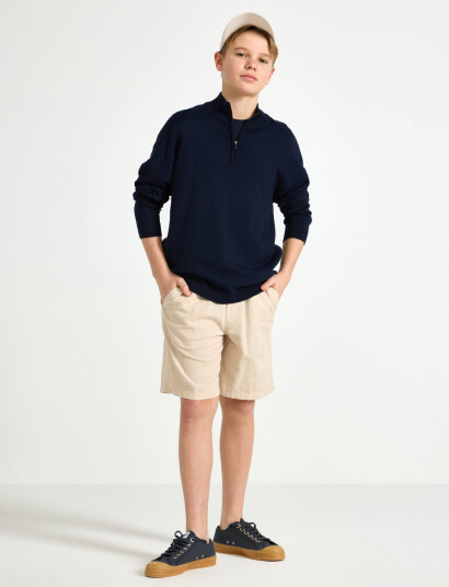 Lindex Shorts Linen Blend Beige 134