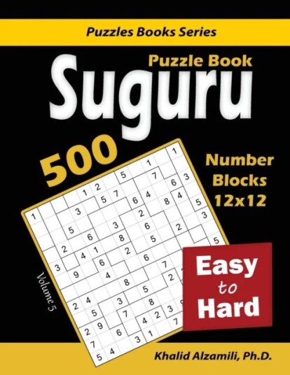 Suguru Puzzle Book Av Khalid Alzamili