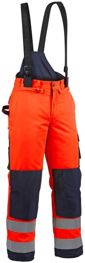 Blåkläder Vinterbukse varsel Orange/Marineblå C60
