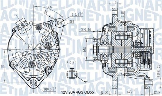 Dynamo MAGNETI MARELLI 063731725010