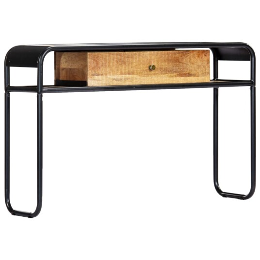 vidaXL Konsollbord 118x30x75 cm heltre mango