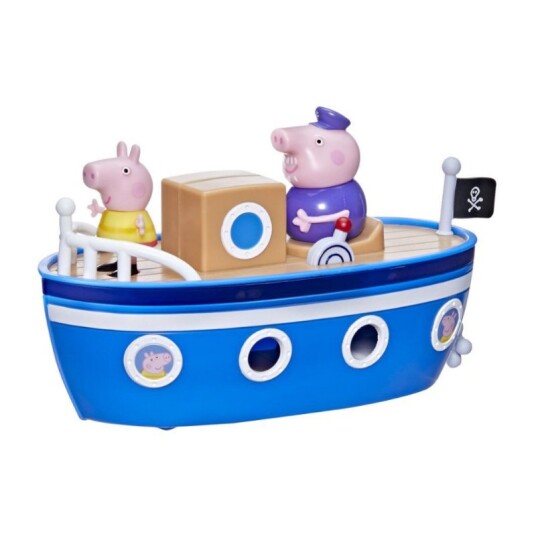 Peppa Gris Bestefar Gris Hyttebåt