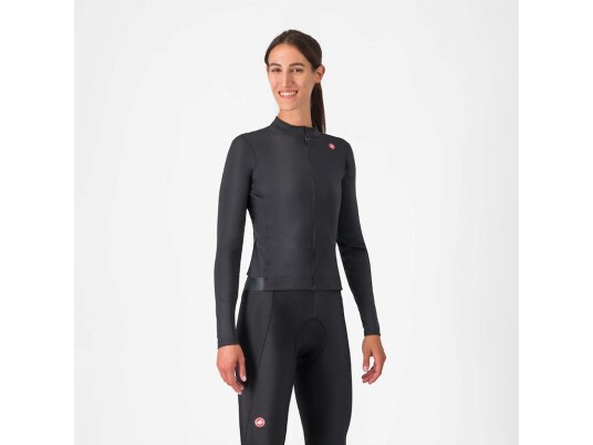 Castelli Espresso W termosykkeljakke light black dame