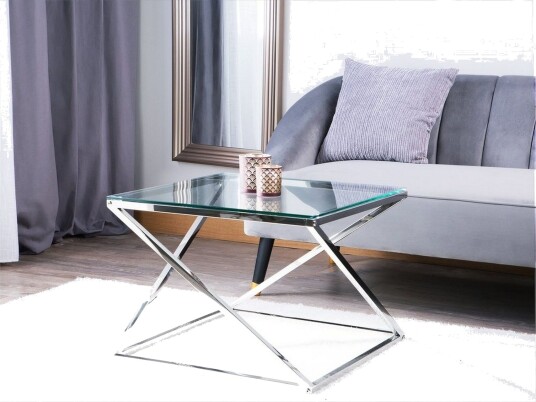 Beverly Sofabord 60 cm - Sølv