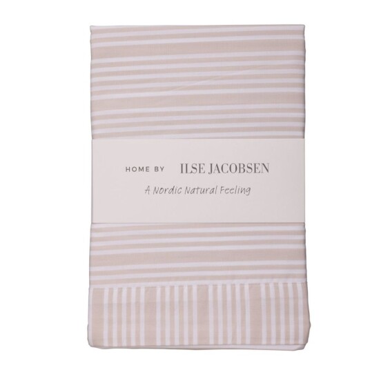 Home By Ilse Jacobsen Bedding Collection putetrekk 50x60 cm 2 stk sand stripes