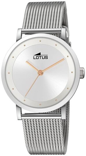 Lotus Dameklokke 18790/1 Trendy Sølvfarget/Stål Ø35 mm