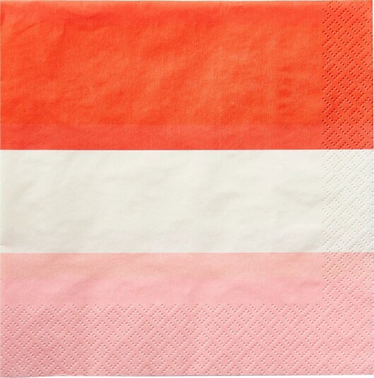 Marimekko by Havi Marimekko Napkin Hennika   Pink   24X24CM