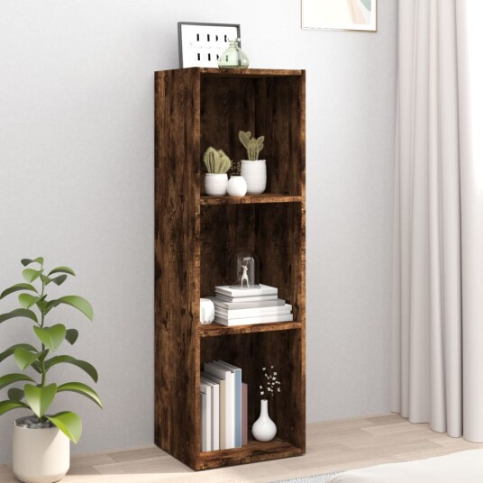 vidaXL Bokhylle/TV-benk r?kt eik 36x30x114 cm konstruert tre vidaXL Bokhylle/TV-benk r?kt eik 36x30x114 cm konstruert tre