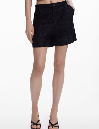 Desigual Short Lace - Black - 40
