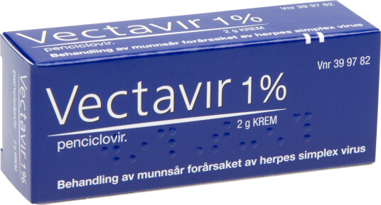 Vectavir Krem 1 %, 2 gram