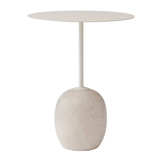 &Tradition Lato bord LN8 Ivory white-Crema diva marble