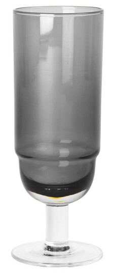 Broste Copenhagen Nordic Bistro champagneglass 20 cl Smoke-clear