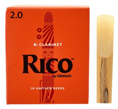 Daddario Woodwinds Rico Bb- Clarinet 2 Boehm