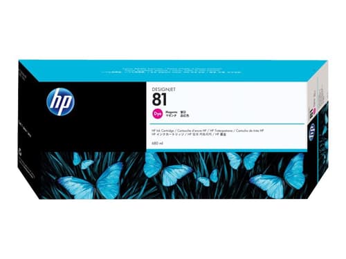 HP Blekk Magenta No.81 Dj 5000/5000ps/5500