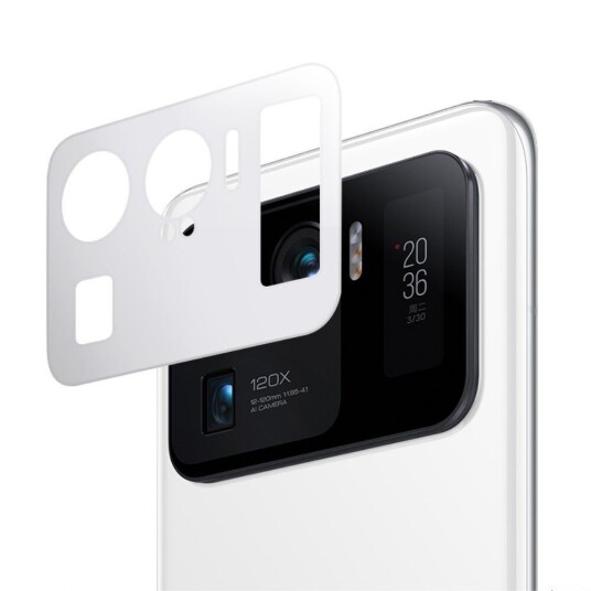 INCOVER Xiaomi Mi 11 Ultra 5G Kameralinse Metallbeskyttelse - Sølv