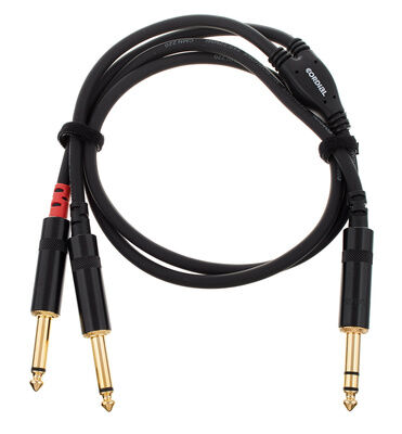 Cordial Jack til Jack-kabel 6,3 mm 0,9 m Sort Cordial Jack til Jack-kabel 6,3 mm 0,9 m Sort