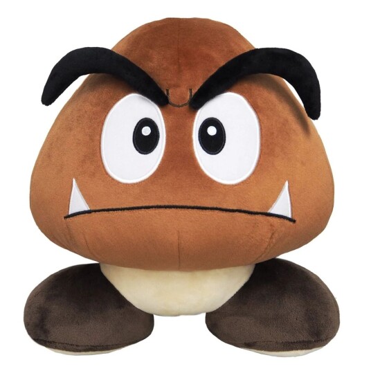 Super Mario Goomba 30 cm Kosedyr - Offisielt Lisensiert Plush Figurer Super Mario Goomba 30 cm Kosedyr - Offisielt Lisensiert Plush Figurer
