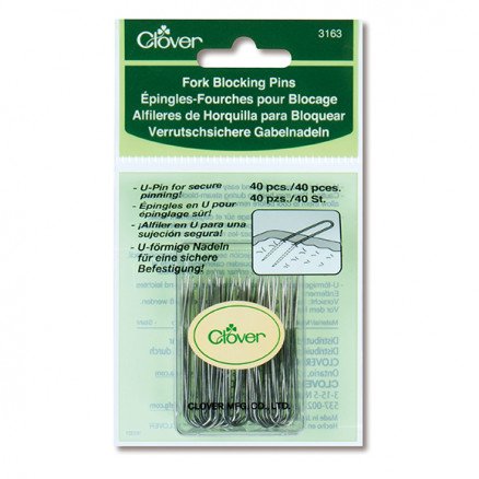 Clover Fork blokkeringspinner Twin pin 4 cm 40 stk