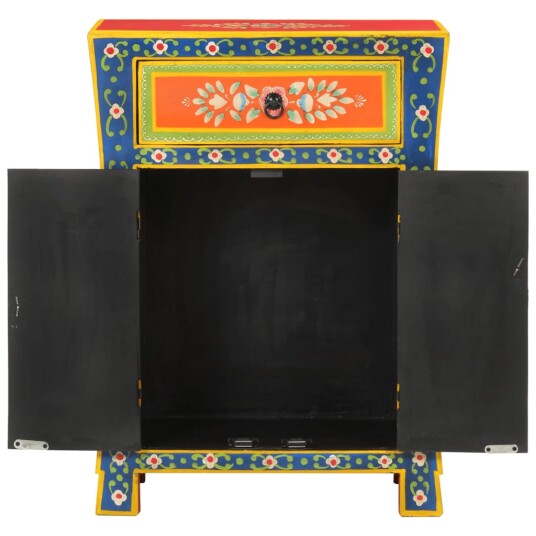 Håndmalt skjenk 54x30x74 cm heltre mango 8720845731052