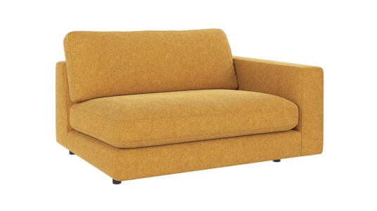 Rowico Home Duncan 1,5 seters ende H Gul Brenda 68 129 x 103 x 78 cm Gul