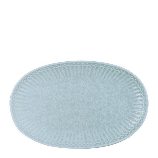 GreenGate   Everyday Alice kjeksfat 14,5x23 cm ice blue