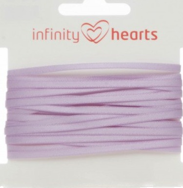 Infinity Hearts Satengbånd Dobbeltsidig 3mm 430 Lilla 5m Infinity Hearts Satengbånd Dobbeltsidig 3mm 430 Lilla 5m