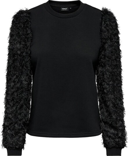 ONLY Onllavin L/S O Neck Mix Swt Black XS