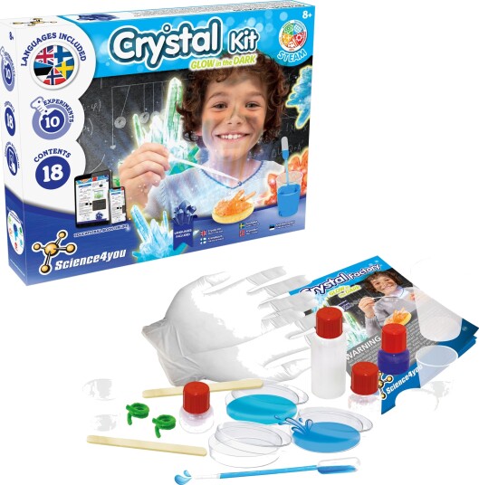 Science4You Glow In The Dark Krystalldyrking STEAM