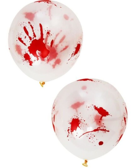 8 stk 30 cm Blodige Ballonger