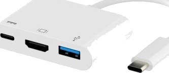 Sinox Pro Usb C Hub. 0,15M. Hvid