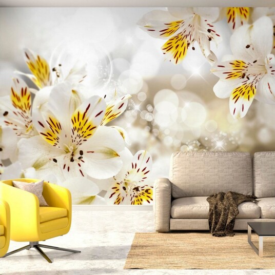 Fototapet Sunny Alstroemeria 400x280 - Artgeist sp. z o. o.