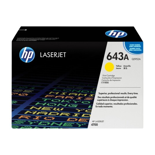 HP 643A 1 STYKKER ORIGINAL GULT