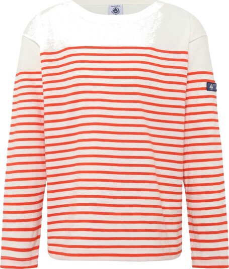 Petit Bateau Sf Marinieres Cream 116