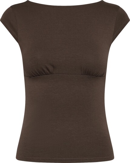 Organic Basics Everyday Corset Top Brown M Organic Basics Everyday Corset Top Brown M