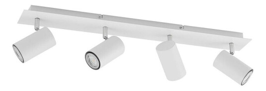 Lindby Joffrey takspot, 4 lyskilder, 70 cm, hvit