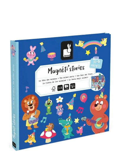 Janod Magneti'stories The Animal Party Multi/Patterned Janod Magneti'stories The Animal Party Multi/Patterned