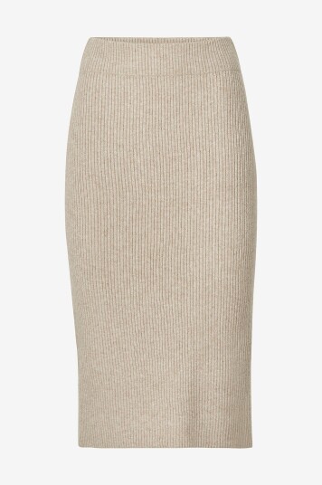 Vila - Skjørt viRil Pencil HW Knit Skirt - Brun