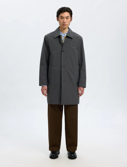 Selected Slhsilas Urban Tech Carcoat - Grey - XXL Selected Slhsilas Urban Tech Carcoat - Grey - XXL
