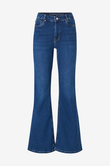 My Essential Wardrobe   Jeans 36 The Dekota 148 High Bootcut Y   Blå
